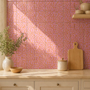 Modern Botanical Decorative Tile   Ceramic Tile
