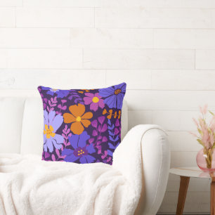Modern Botanical Design Cushion
