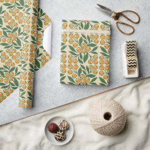 Modern Botanical Easter Blessings Wrapping Paper