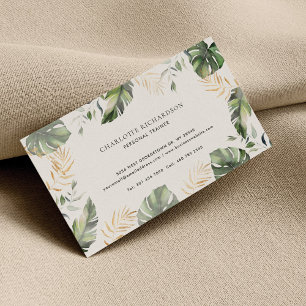 Modern Botanical Elegant Business Card