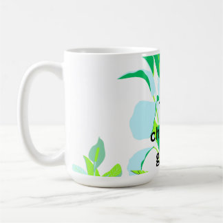 Modern Botanical Leaf Coffee Mug