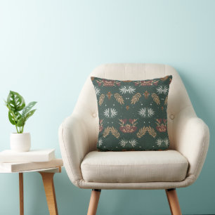 Modern Botanical living art Cushion
