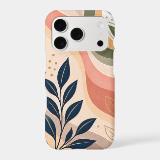 Modern Botanical Phone Case – Elegant Floral Leave