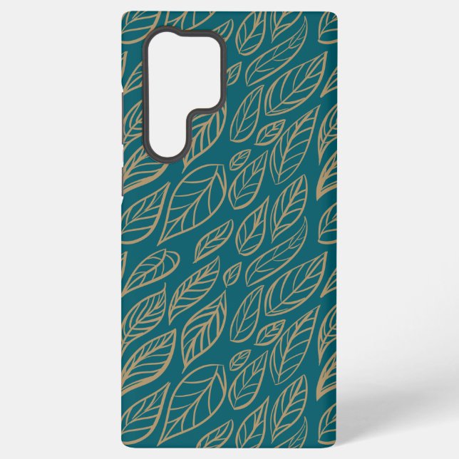 Modern Botanical Samsung Galaxy S22 Ultra Case (Back)