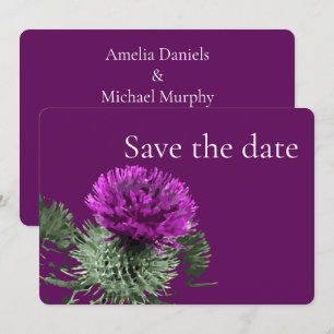 Modern Botanical Save The Date