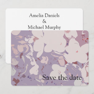 Modern botanical Save The Date