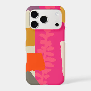 Modern Botanical Silhouette Artistic Colour Block