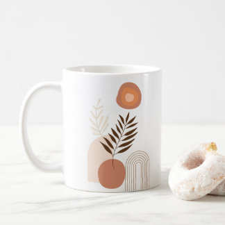 Modern Botanical Sunrise | Positive Vibes Coffee Mug