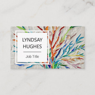 Modern Botanical Your Job Title Business Card