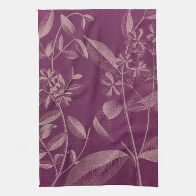 Modern Botany III Tea Towel (Vertical)