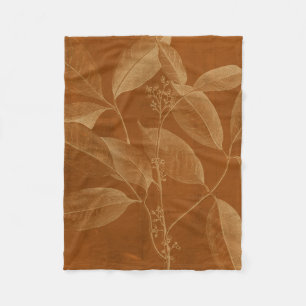 Modern Botany VI Fleece Blanket