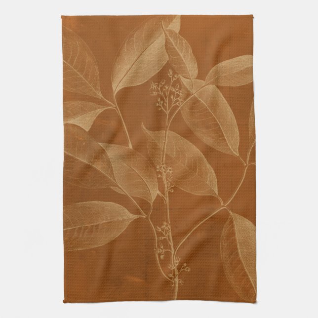 Modern Botany VI Tea Towel (Vertical)