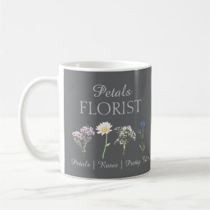 Modern Boutique Florist Business Branding Coffee Mug