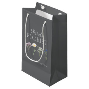 Modern Boutique Florist Business Branding Small Gift Bag