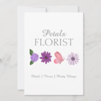 Modern Boutique Florist Business Branding