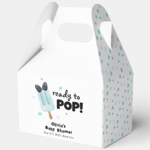 Modern Bow Ice Cream Ready To Pop Baby Shower Favour Box
