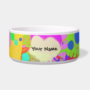 Modern bowl with splashes