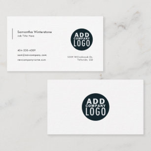 Modern Brand Logo Minimalist Business Card