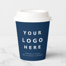 Modern Branded Custom Logo for Business Navy Blue