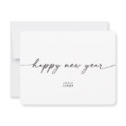 Modern Branded Happy New Year Card