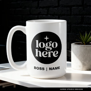 Modern Branded Logo Coffee Mug