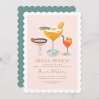 Modern Bridal Brunch Pinky Coctails Blush Bridal