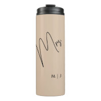 Modern Bride | Beige + Black Script