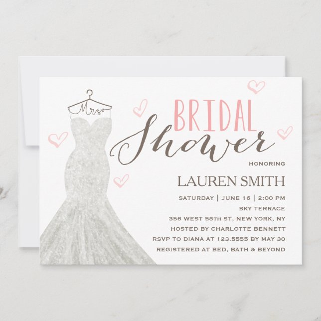Modern Bride | Bridal Shower Invitation (Front)