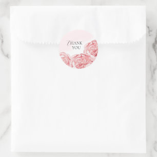 Modern Bride Shower Square Sticker
