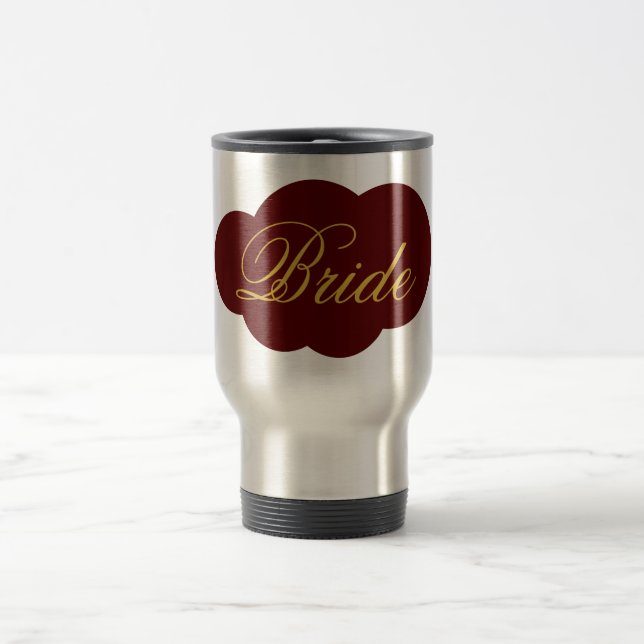 Modern Bride Travel Mug Wedding Drinkware (Center)
