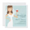 Modern Bride Wine Bachelorette Party Invitation