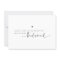 Modern Bridesmaid Ask Black White Proposal Card