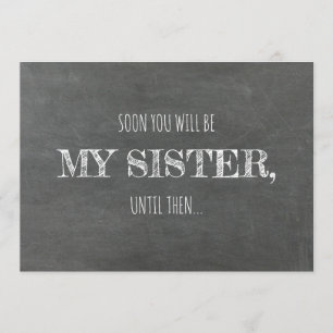 Modern Bridesmaid / Maid of Honour Proposal Invitation