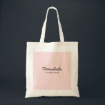 Modern Bridesmaid Minimalist Script Design Tote Bag<br><div class="desc">Celebrate your bridal party with this modern bridesmaid minimalist script design. Featuring elegant typography and a timeless layout,  it’s perfect for bachelorette totes,  bridesmaid gifts,  or wedding party accessories. This stylish and simple design adds a classy touch to your special day while staying effortlessly chic.</div>