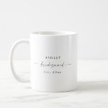 Modern Bridesmaid Mug Wedding Party Gift<br><div class="desc">This is a modern minimal themed photo bridesmaid mug featuring an elegant timeless design. Edit most wording and all colours to make this minimal bridesmaid mug fit your event needs and personal style. Just select "edit using design tool" on toolbar :)</div>