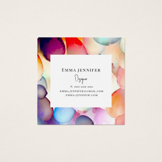 Modern Bright Abstract Pink Painted Pattern  (Front)