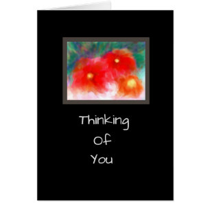 Modern Bright Flowers Bereavement/ Get Well Card