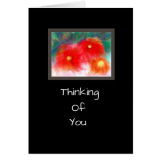 Modern Bright Flowers Bereavement/ Get Well Card