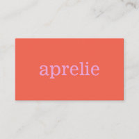 Modern Bright Orange Pink Creative Professional
