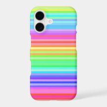 Modern Bright Rainbow Stripes