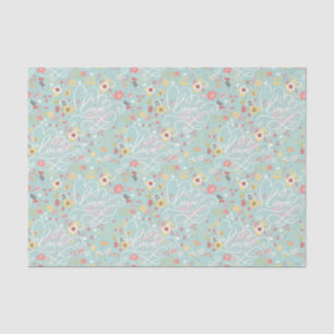 Modern Bright Romantic Pattern Tissue Paper