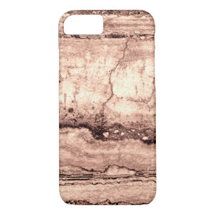 Modern brown beige sepia burnt orange granite  iPhone 8/7 case
