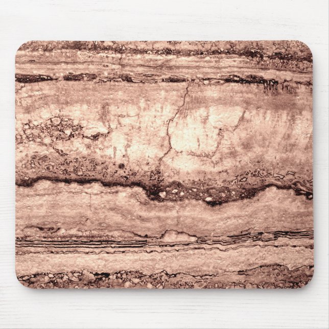 Modern brown beige sepia burnt orange granite  mouse mat (Front)