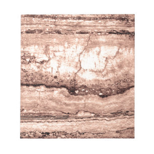Modern brown beige sepia burnt orange granite  notepad
