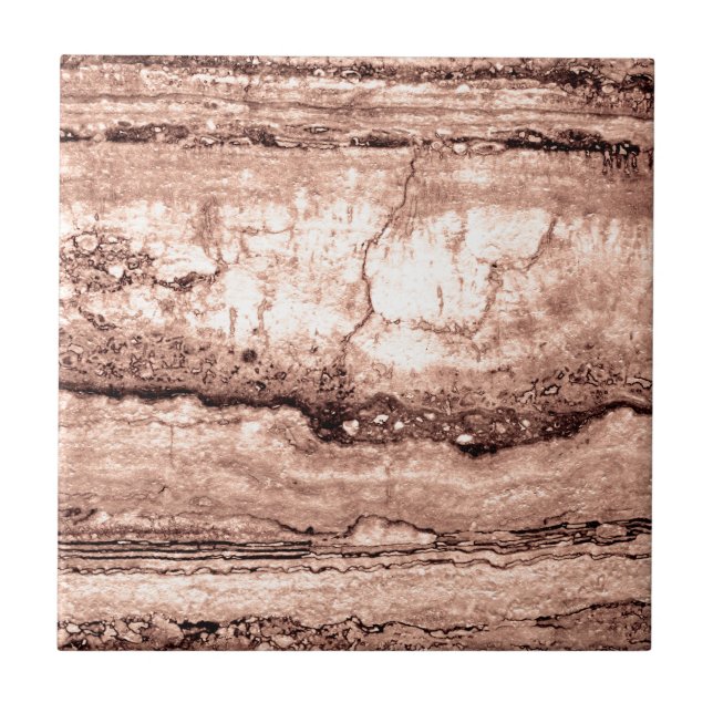 Modern brown beige sepia burnt orange granite  tile (Front)