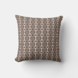 Modern brown & beige stylish Tao Cushion
