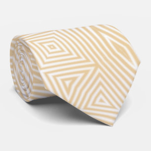 MODERN BROWN CREAM CUTE NECK TIE Rmdesignflo55