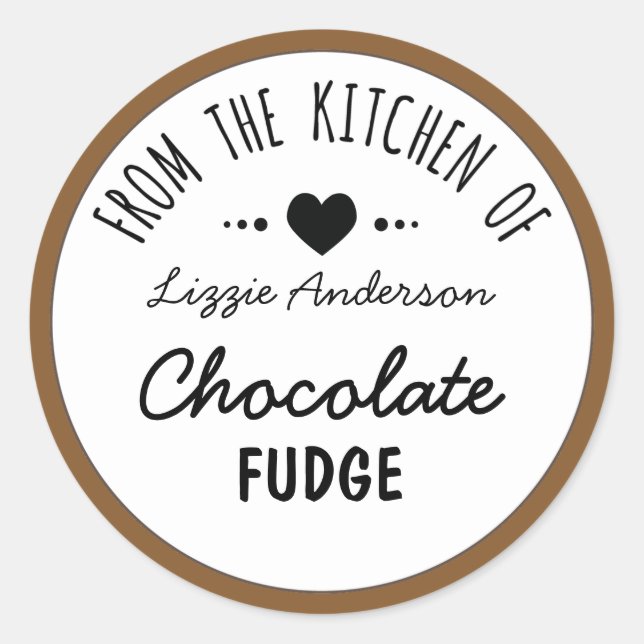 Modern Brown From the Kitchen of Label (Front)