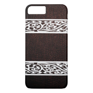 Modern Brown Leather iPhone 8 Plus/7 Plus Case