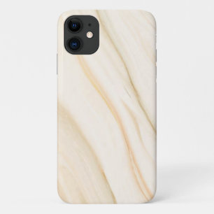 modern brown wave marble Case-Mate Barely There iPhone 11 Case